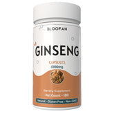 Bloofah Ginseng Capsules 1000mg | Natural Clean Supplement | 100% Pure Ginseng Root Powder Extra Strength, Non-GMO, Gluten-Free Formula Herbal Supplement for Overall Health